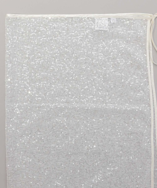 A part by（アパートバイ）の「スパンコールラップスカート（スカート・レディース・アイボリー・FREE）」の7枚目の写真