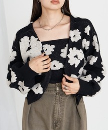 【２点セット】花柄ジャガードCDキャミセット