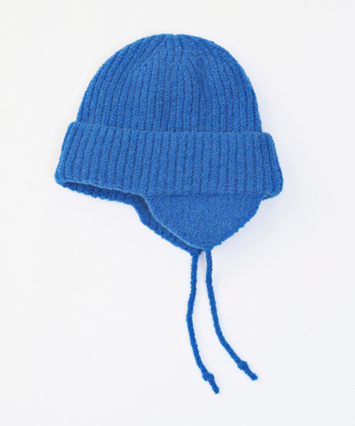 VICTIM(ヴィクティム)の「VICTIM ヴィクティム / ×CA4LA EAR FLAP KNIT CAP カシラコラボレーションイヤーフラップニットキャップ / VTM-24-A-104(ニットキャップ/ビーニー・メンズ・ブルー/グレー/ブラック/イエロー/グリーン・FREE)」の13枚目の写真