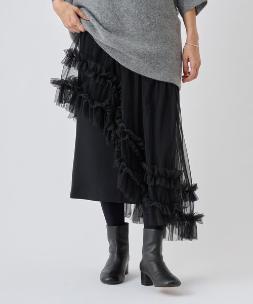 BEARDSLEY（ビアズリー）の「《FRIPIER》 チュチュオーバースカート（スカート・レディース・ブラック・FREE）」の5枚目の写真