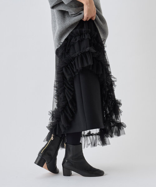 BEARDSLEY（ビアズリー）の「《FRIPIER》 チュチュオーバースカート（スカート・レディース・ブラック・FREE）」の9枚目の写真