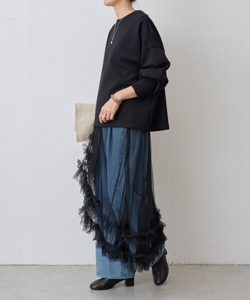 BEARDSLEY（ビアズリー）の「《FRIPIER》 チュチュオーバースカート（スカート・レディース・ブラック・FREE）」の12枚目の写真