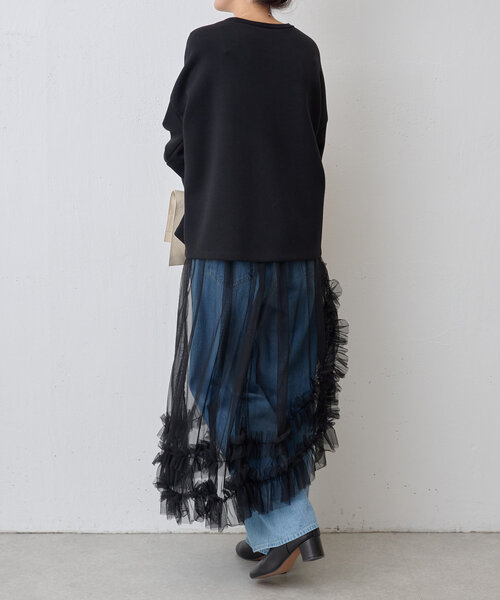 BEARDSLEY（ビアズリー）の「《FRIPIER》 チュチュオーバースカート（スカート・レディース・ブラック・FREE）」の13枚目の写真
