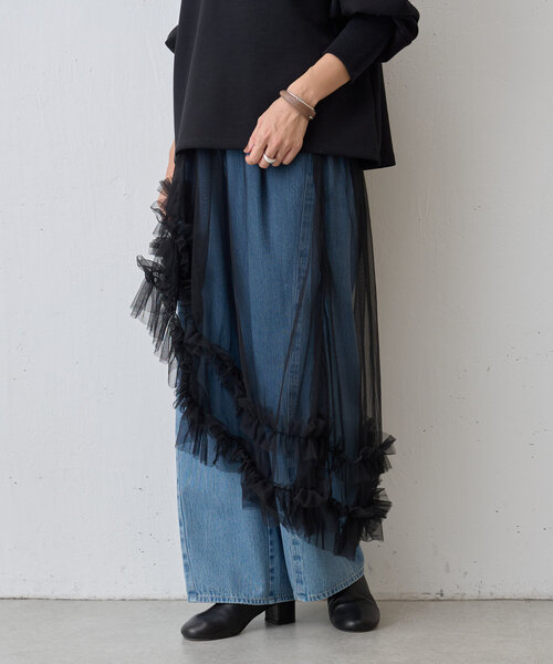 BEARDSLEY（ビアズリー）の「《FRIPIER》 チュチュオーバースカート（スカート・レディース・ブラック・FREE）」の18枚目の写真