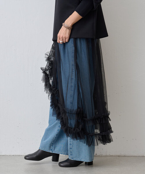 BEARDSLEY（ビアズリー）の「《FRIPIER》 チュチュオーバースカート（スカート・レディース・ブラック・FREE）」の19枚目の写真