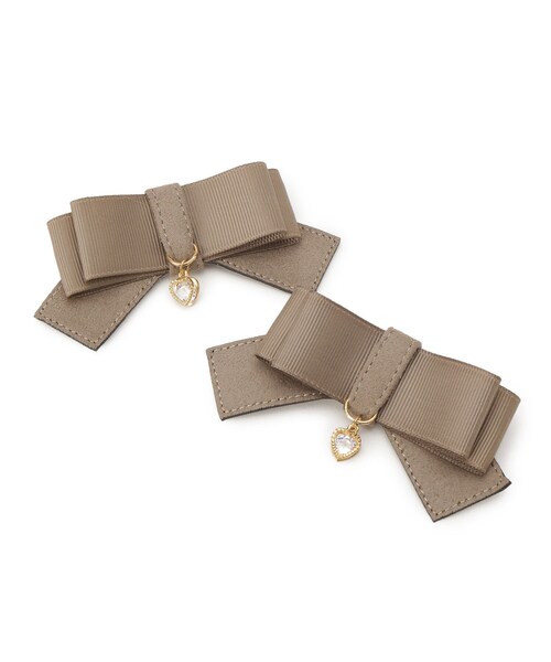 ITS'DEMO（イッツデモ）の「◆【フェイクファー・リボン取り外し可／M・Lサイズ展開】3Wayブーツ（ブーツ・レディース・ベージュ/ダークグレー・38/40）」の5枚目の写真