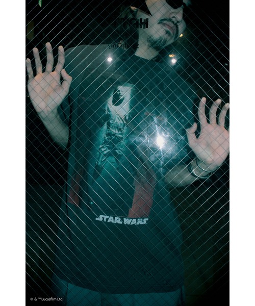 『スター・ウォーズ』'''Han Solo'' T-Shirt' 半袖プリントTシャツ ビックシルエット ピグメント加工 ヴィンテージライク（Tシャツ/カットソー）｜STAR WARS（スターウォーズ）