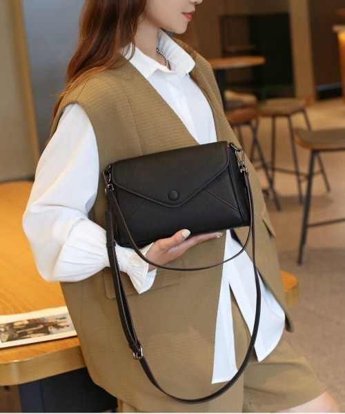 【NiiNa】【高品質牛革】2wayワンショルダーレターバッグ（ハンドバッグ）｜NiiNa（ニーナ）