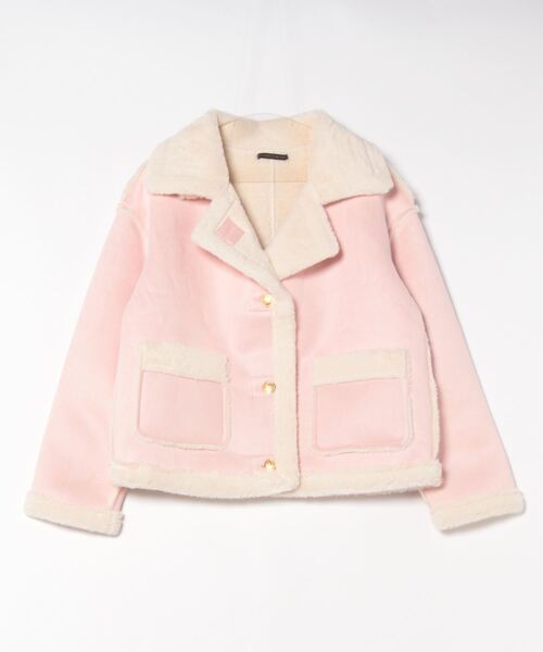 【セール】ぽかぽかフェイクウールジャケット（その他アウター）｜おしゃれスタ（オシャレスタ）
