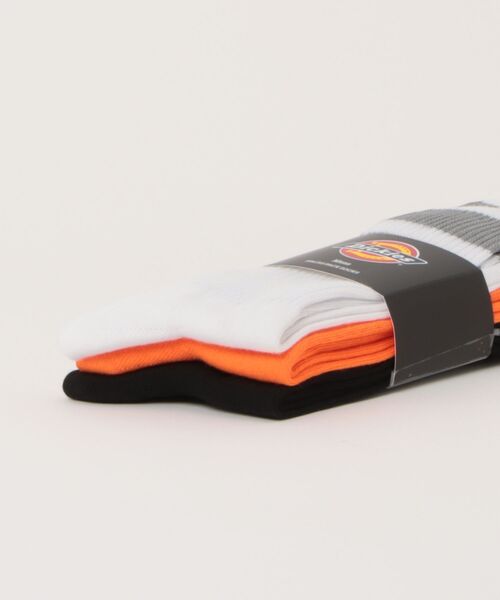 Dickies(ディッキーズ)の「【Dickies】C.3P リフレクターライン/クルー丈ソックス/3足セット/メンズ(ソックス/靴下・メンズ・マルチ・25cm~27cm)」の2枚目の写真