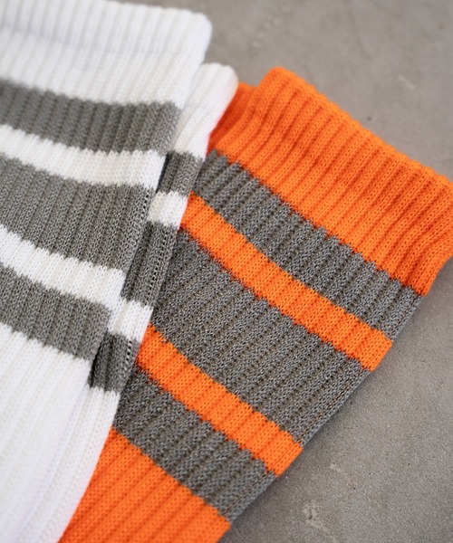 Dickies(ディッキーズ)の「【Dickies】C.3P リフレクターライン/クルー丈ソックス/3足セット/メンズ(ソックス/靴下・メンズ・マルチ・25cm~27cm)」の3枚目の写真