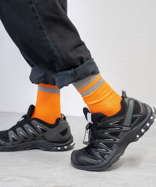 Dickies(ディッキーズ)の「【Dickies】C.3P リフレクターライン/クルー丈ソックス/3足セット/メンズ(ソックス/靴下・メンズ・マルチ・25cm~27cm)」の5枚目の写真