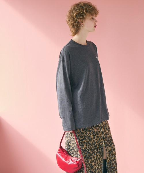 セール】英字プリントロングTシャツ（Tシャツ/カットソー）｜coca