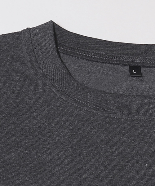 coca（coca）（コカ）の「英字プリントロングTシャツ（Tシャツ/カットソー・メンズ・アイボリー/チャコール・M/L/XL）」の14枚目の写真