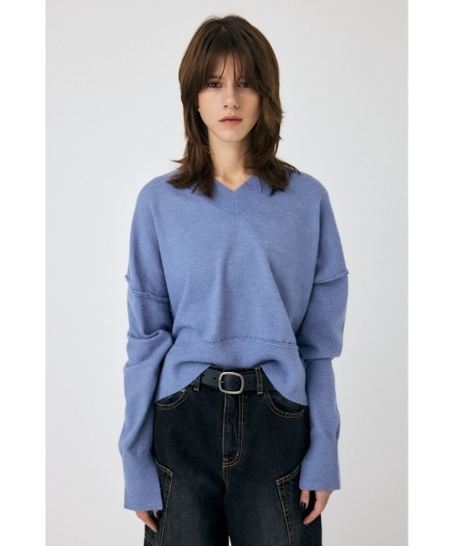 セール】BOXY V NECK セーター（ニット/セーター）｜MOUSSY