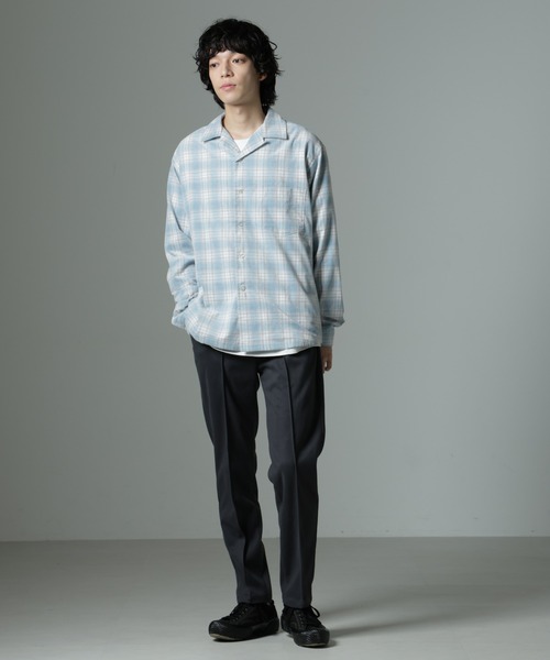 NANO universe（ナノユニバース）の「チェックシャツコール（シャツ/ブラウス・メンズ・ブルー/ベージュ・M/L）」の18枚目の写真