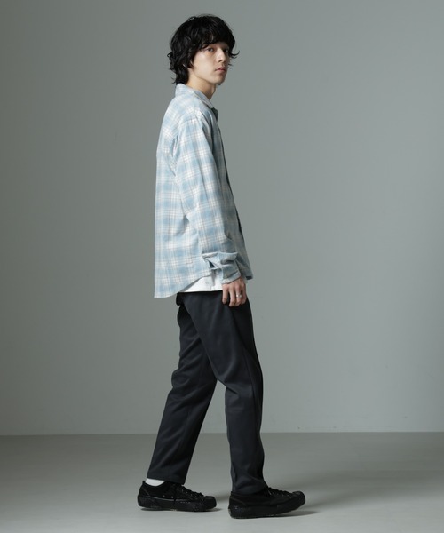 NANO universe（ナノユニバース）の「チェックシャツコール（シャツ/ブラウス・メンズ・ブルー/ベージュ・M/L）」の21枚目の写真