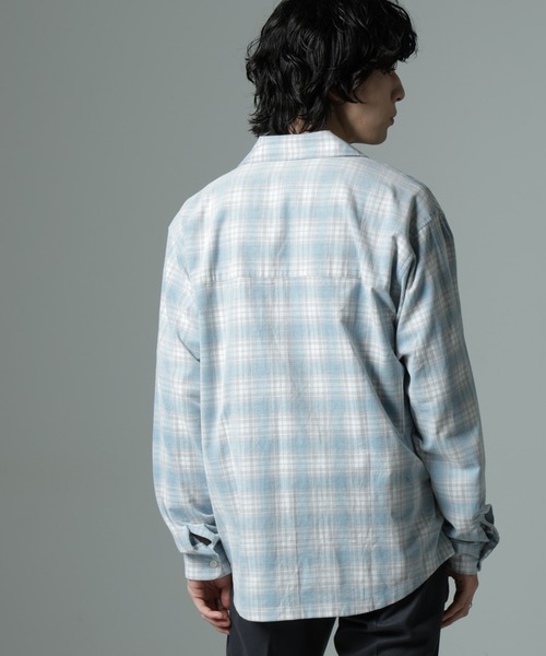 NANO universe（ナノユニバース）の「チェックシャツコール（シャツ/ブラウス・メンズ・ブルー/ベージュ・M/L）」の16枚目の写真