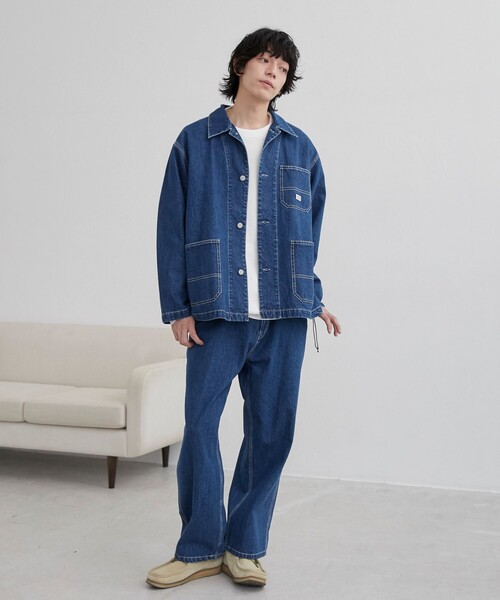 SMITH'S（スミス）の「SMITH’S（スミス）別注　デニムペインターイージーパンツ（コバルト／ネイビー）（その他パンツ・メンズ・コバルトブルー/ネイビー・M/L/XL）」の5枚目の写真