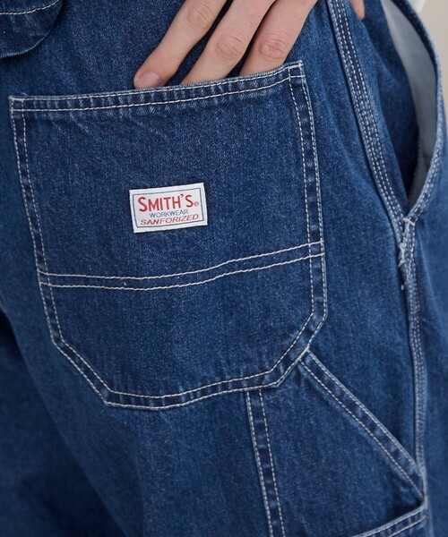 SMITH'S（スミス）の「SMITH’S（スミス）別注　デニムペインターイージーパンツ（コバルト／ネイビー）（その他パンツ・メンズ・コバルトブルー/ネイビー・M/L/XL）」の8枚目の写真