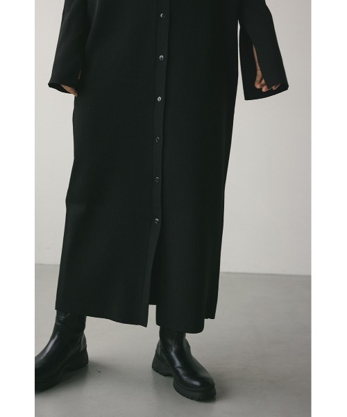 ロングカフリブニットワンピース（ワンピース）｜STYLEMIXER（スタイル