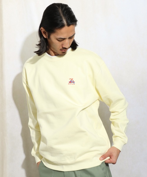 ROTAR（ローター）の「Scooter 1p SWEAT（スウェット・メンズ・ミックスグレー/ブラック/イエロー系その他/ネイビー・SMALL/MEDIUM/LARGE/X-LARGE）」の7枚目の写真