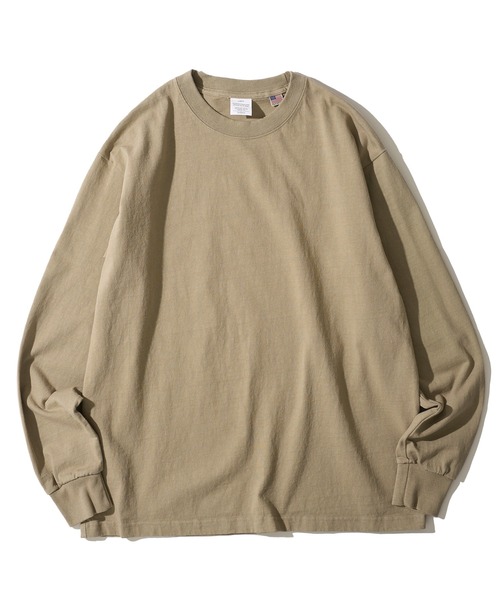 ADPOSION（アドポーション）の「【SEABEES/シービーズ】USAコットン ヘビーウェイトロングスリーブTシャツ（Tシャツ/カットソー・メンズ・グリーン/ホワイト/ブラック/ベージュ・MEDIUM/X-LARGE/LARGE）」の9枚目の写真