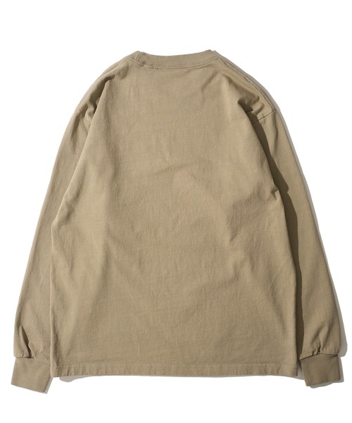 ADPOSION（アドポーション）の「【SEABEES/シービーズ】USAコットン ヘビーウェイトロングスリーブTシャツ（Tシャツ/カットソー・メンズ・グリーン/ホワイト/ブラック/ベージュ・MEDIUM/X-LARGE/LARGE）」の10枚目の写真