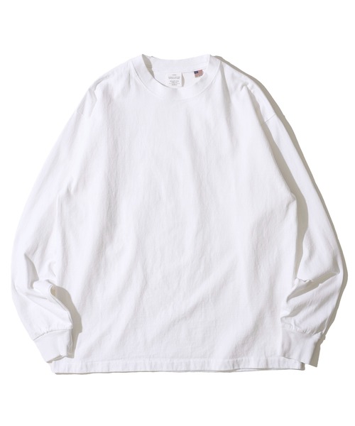ADPOSION（アドポーション）の「【SEABEES/シービーズ】USAコットン ヘビーウェイトロングスリーブTシャツ（Tシャツ/カットソー・メンズ・グリーン/ホワイト/ブラック/ベージュ・MEDIUM/X-LARGE/LARGE）」の5枚目の写真