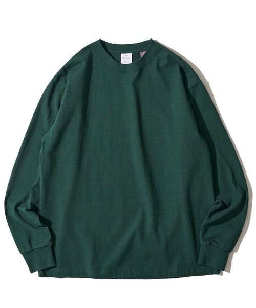 ADPOSION（アドポーション）の「【SEABEES/シービーズ】USAコットン ヘビーウェイトロングスリーブTシャツ（Tシャツ/カットソー・メンズ・グリーン/ホワイト/ブラック/ベージュ・MEDIUM/X-LARGE/LARGE）」の11枚目の写真