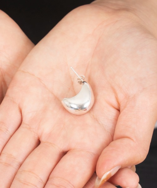 【セール】【AURORE HAVENNE】 ベルギー発 ドロップピアス シルバー 大振り（ピアス（両耳用））｜M.R'+@（ミスター）