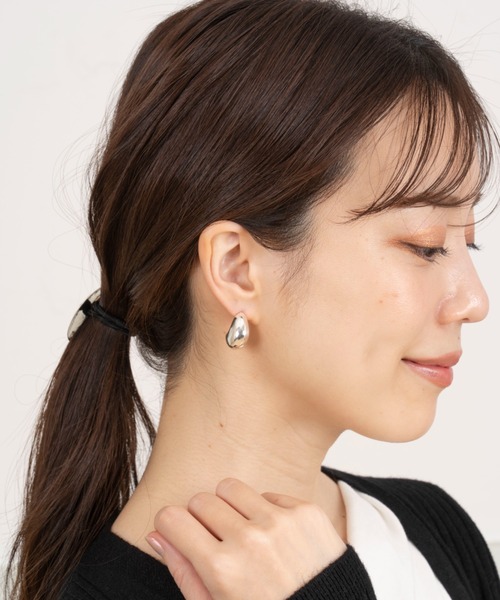 【セール】【AURORE HAVENNE】 ベルギー発 ドロップピアス シルバー 大振り（ピアス（両耳用））｜M.R'+@（ミスター）