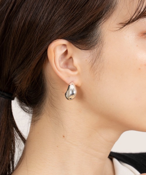 【セール】【AURORE HAVENNE】 ベルギー発 ドロップピアス シルバー 大振り（ピアス（両耳用））｜M.R'+@（ミスター）