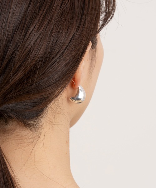 【セール】【AURORE HAVENNE】 ベルギー発 ドロップピアス シルバー 大振り（ピアス（両耳用））｜M.R'+@（ミスター）