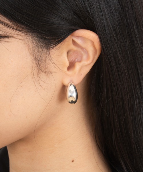 【セール】【AURORE HAVENNE】 ベルギー発 ドロップピアス シルバー 大振り（ピアス（両耳用））｜M.R'+@（ミスター）