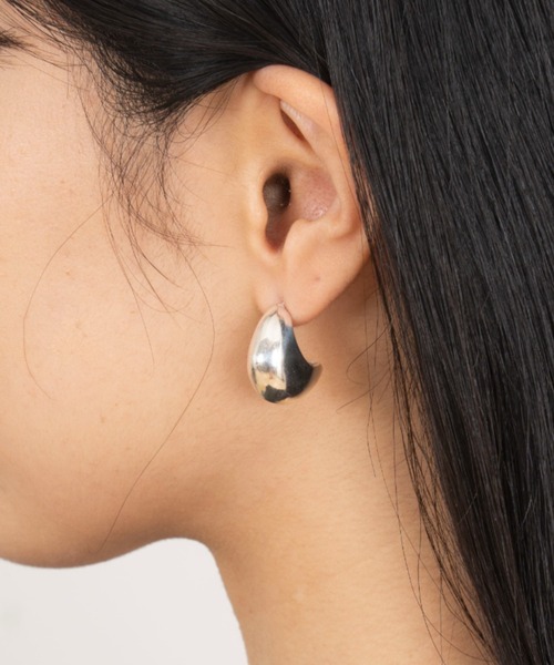 【セール】【AURORE HAVENNE】 ベルギー発 ドロップピアス シルバー 大振り（ピアス（両耳用））｜M.R'+@（ミスター）