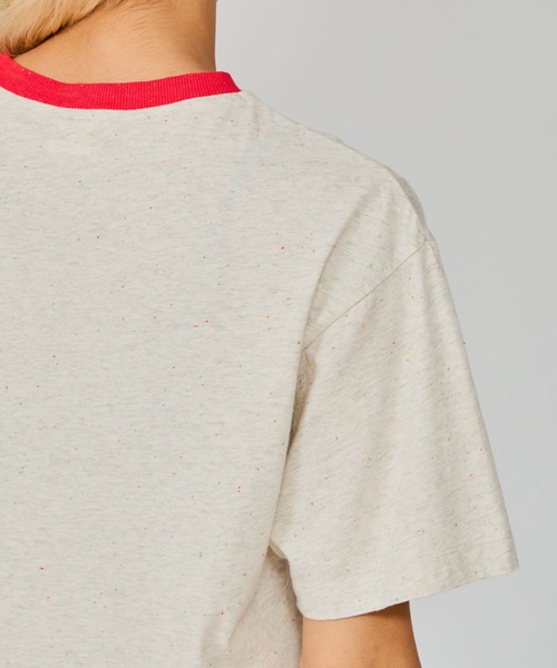 Champion(チャンピオン)の「【Champion/チャンピオン】レディース ショートスリーブTシャツ(Tシャツ/カットソー・レディース・サックスブルー/ペールイエロー/オートミール/ライトピンク・LARGE/MEDIUM)」の7枚目の写真