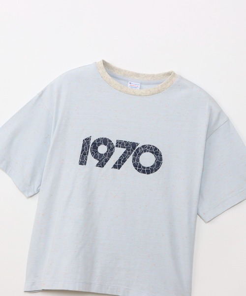 Champion(チャンピオン)の「【Champion/チャンピオン】レディース ショートスリーブTシャツ(Tシャツ/カットソー・レディース・サックスブルー/ペールイエロー/オートミール/ライトピンク・LARGE/MEDIUM)」の16枚目の写真