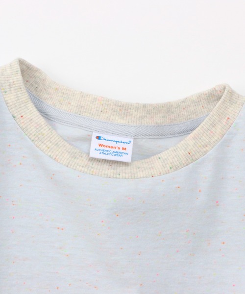 Champion(チャンピオン)の「【Champion/チャンピオン】レディース ショートスリーブTシャツ(Tシャツ/カットソー・レディース・サックスブルー/ペールイエロー/オートミール/ライトピンク・LARGE/MEDIUM)」の17枚目の写真