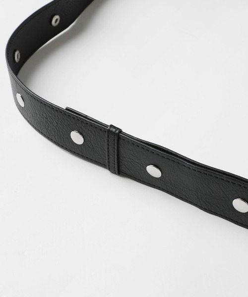 MSG（エムエスジー）の「合皮メタルロゴショルダーバッグ（ショルダーバッグ・メンズ・ブラック・F）」の15枚目の写真