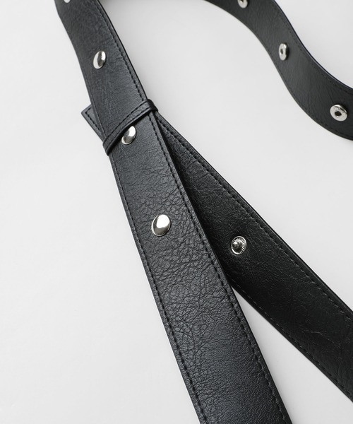 MSG（エムエスジー）の「合皮メタルロゴショルダーバッグ（ショルダーバッグ・メンズ・ブラック・F）」の16枚目の写真