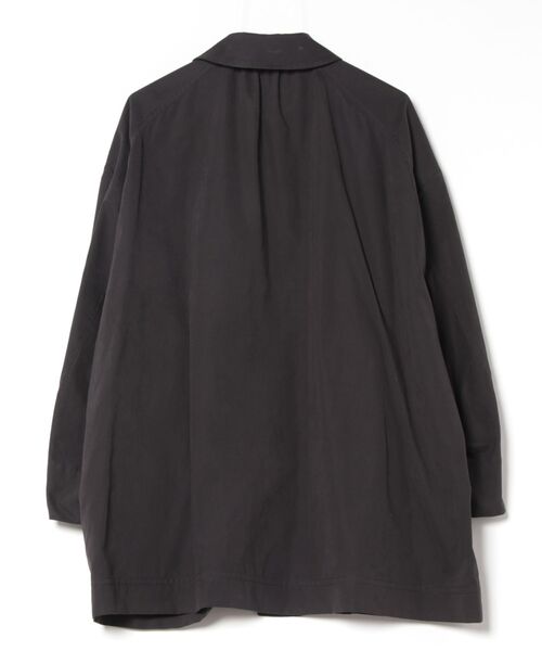 Rouge vif（ルージュヴィフ）の「ピーチ加工ステンカラーハーフコート（ステンカラーコート・レディース・グレイッシュベージュ/ブラック・36/38）」の14枚目の写真