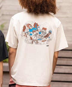 セール】シェル 袖リボン2wayTシャツ（Tシャツ/カットソー