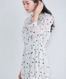 Audie a Muses（オーディアミューズ）の「ハートプリントワンピース（ワンピース）」
