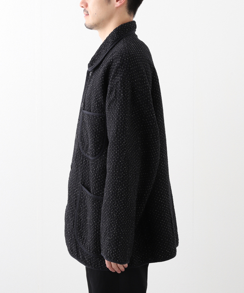 PORTER CLASSIC(ポータークラシック)の「PORTER CLASSIC / ポータークラシック ニューサシコ フレンチジャケット PC-059-2101(その他アウター・メンズ・ブラック・3/4)」の6枚目の写真
