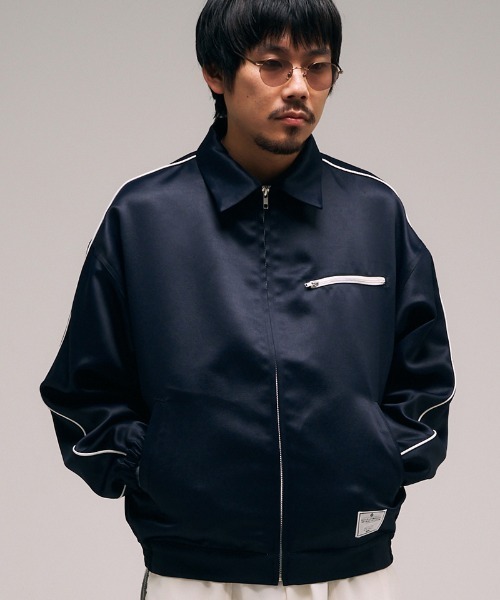 EFFECTEN（エフェクテン）の「mj10543- Faux Leather Zip Jacket