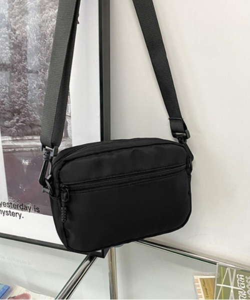 L LABEL（エルラベル）の「ミニショルダーサコッシュ（ショルダーバッグ・メンズ・ブルー/カーキ/ホワイト/ブラック・FREE）」の12枚目の写真