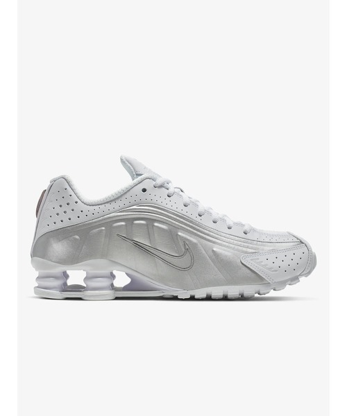 NIKE（ナイキ）の「【NIKE】AR3565-101 ﾅｲｷ ｳｨﾒﾝｽﾞ ｼｮｯｸｽ R4（スニーカー・レディース・ホワイト・25cm/24.5cm/24cm/23.5cm/23cm）」の4枚目の写真