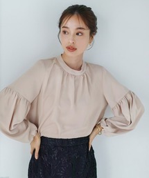 WHITE JOOLA | 【 一枚でサマになる 】ソフトデシン・バルーンスリーブブラウス(シャツ/ブラウス)