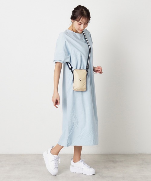 POLO RALPH LAUREN（ポロ ラルフ ローレン）の「【WEB限定】遮光100% 晴雨兼用折りたたみ日傘 コンパクト ポーチ付き "POLOワンポイント" ポロ（折りたたみ傘・レディース・ベージュ/ブラック/チェリーピンク/ネイビー/シルバー/グレー・FREE）」の22枚目の写真